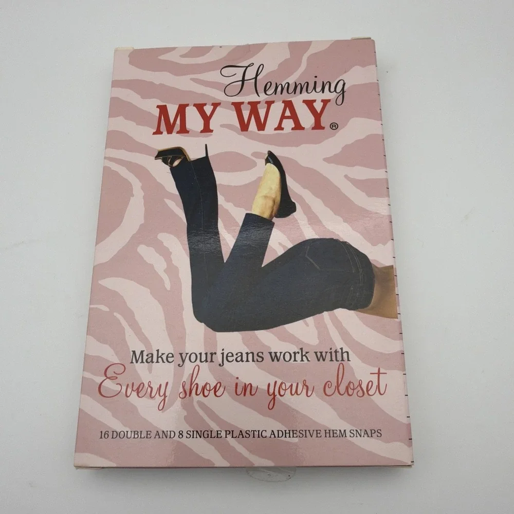 Hemming My Way No‎ Sew Tape Shape Snaps Hem Adhesive Tape Jeans Trousers Trim